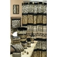 thumbnail image 2 of Carnas Gazelle Animal Print Shower Curtain, Jungle Leopard, Brown, 2 of 3