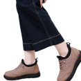 thumbnail image 5 of Willtoo Women Winter Faux Fur Lined Trainers Warm Sneakers Walking Ankle Boots Low Top Thermal Snow Shoes Outdoor Sports Running Shoes, 5 of 5