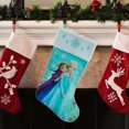 thumbnail image 4 of 20 inch Frozen Velvet Christmas Stocking, Teal, by Ruz, 4 of 4