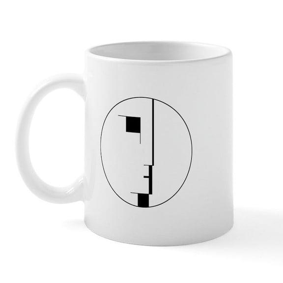 CafePress - BAUHAUS LOGO Mugs - 11 oz Ceramic Mug - Novelty Coffee Tea Cup