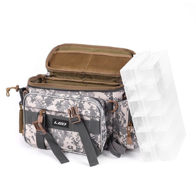 Tackle Pack Multifuncional bolsa de aparejos de pesca Deportes al aire libre Solo bolso de hombro Cr