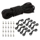 thumbnail image 1 of Kit de aparejos para cubierta de Kayak, tornillos de 20 piezas, hebillas en apariencia de C, cuerda elástica, cuerda elástica de 16,4 pies, Kit de, 1 of 4