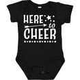thumbnail image 3 of Inktastic Here to Cheer Cheerleading with Arrow and Stars Boys or Girls Baby Bodysuit, 3 of 5
