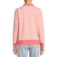 thumbnail image 2 of Time and Tru Women's Quarter Zip Sweatshirt, 2 of 5