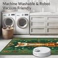 thumbnail image 5 of ODIKA 8'x10' Machine Washable Non-Slip Area Rug, Bold Tropical Tiger Motif High Traffic Rug, Orange, 30188, 5 of 7