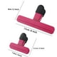 thumbnail image 3 of Paquete de 18 clips grandes para bolsas de chips, clips para bolsas para almacenamiento de alimentos, agarre hermético de plástico resistente para refrigerios, café, verduras, frutas, 3 of 5