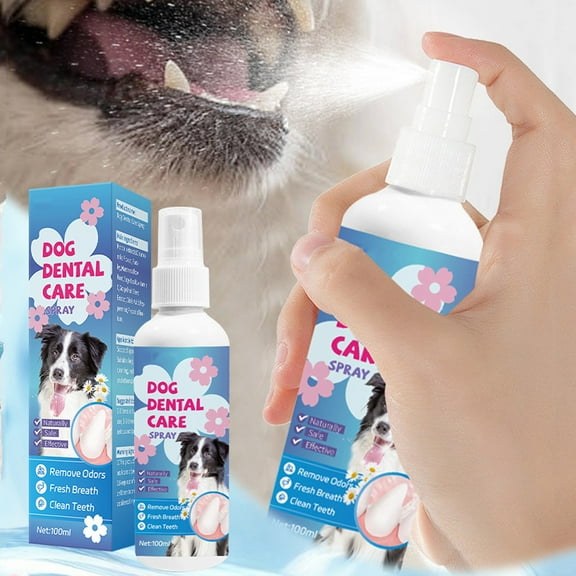 Jellico Pet Oral Spray For Dogs Cats, Eliminates Bad Breath Freshens Breath, 100Ml Gentle Safe Daily Use