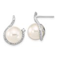 thumbnail image 2 of Majestik Pearl  Cubic Zirconia Earring Necklace Set, 2 of 5