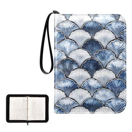 ALAZA 3d Dragon Scales Trading Card Binder 4 Pocket Cards Collection Album 400 Folder Holder