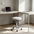 thumbnail image 5 of Elastic Round Linen Bar Stool Cover Fits 12-15 Inch Cushions for Office and Salon Swivel Stools, 5 of 5
