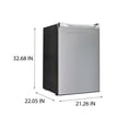 thumbnail image 4 of Frigidaire 3.0 cu. ft. Retro Upright Freezer, Platinum EFRF314, 4 of 6