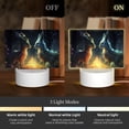thumbnail image 3 of Haiem Firefly Forest Fox Pattern Acrylic Night Light Gift with 3 Color ModesTouch-Sensitive LED Lamp Perfect Gift for Mother's Day, Birthday, or Christmas, 3 of 9