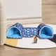 thumbnail image 3 of Escondite de túnel para conejillos de indias – Cueva acogedora lavable, casita para pequeños animales, poliéster blando, fondo antideslizante, azul, 20"x7"x6", para conejos, chinchillas, hámsters, 3 of 5