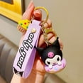thumbnail image 1 of Spot Sanrio Cartoon Merlot Doll Key Chain Cute Yugui Dog Car Key Pendant Keychain, 1 of 7