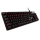 thumbnail image 1 of Teclado Gamer Logitech G413 Carbon Mecanico Retroiluminacion LED Roja USB Switch Romer-G, 1 of 4