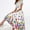 White, variant on Babysbule Womens Summer Dresses, Women's Short Sleeve Round Neck Casual Fashion Party Daily Elegant Printing Dress