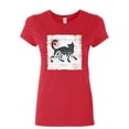 thumbnail image 1 of Tee Hunt All You Need is Love Women's T-Shirt Cat Lovers Meow Best Friend Kitty Shirt, Red, 3X-Large, 1 of 4