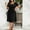 Black, variant on Dressy Dresses for Women Crewneck Tunic Loose Graphic Plus Size Fashion Womens Dress