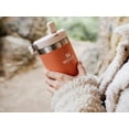 thumbnail image 4 of Stanley The IceFlow Flip Straw Stainless Steel Tumbler - 30 oz. - Tigerlily, 4 of 5