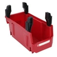 thumbnail image 2 of PP Material Large Opening Parts Storage Bin Back Hanging Tool Organizer 10.9 X 5.5 X 5in Vertical Assembly Wide Application, 2 of 7