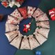 thumbnail image 2 of 5 PCS Christmas Drawstring Bags Wrapping Storage Bags for Christmas Candy Goodie Holiday party Favors (10*15CM), 2 of 5