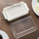 thumbnail image 4 of Bewildely Caja para cortar mantequilla, buen sellado, de plástico para mantequilla, contenedor de mantequilla fácil de limpiar con tapa para hacer Organizadores de utensilios de cocina Bewildely HA016537-00, 4 of 6