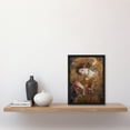 thumbnail image 2 of Asleep Gustav Klimt-Inspired Portrait Of A Woman Bedroom Artwork Framed Wall Art Print A4, 2 of 3