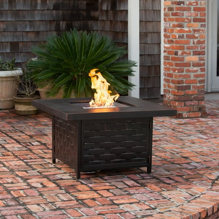 Fire Sense - Armstrong LPG Fire Pit - Antique Bronze