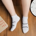 thumbnail image 6 of Smilooen 6 Pairs Womens Ankle Socks Low Cut Running Breathable Cushioned Socks Size 8-12, 6 of 6