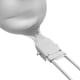 thumbnail image 3 of Cuchara plegable de acero inoxidable de 2 piezas, utensilio de cocina portátil y resistente para actividades al aire libre, cuchara para olla caliente, cuchara para sopa, cucharón para acampar, 3 of 8