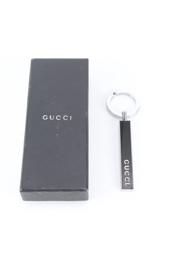 Pre-Owned Gucci Keyring Accessory Bag Charm Silver Men's