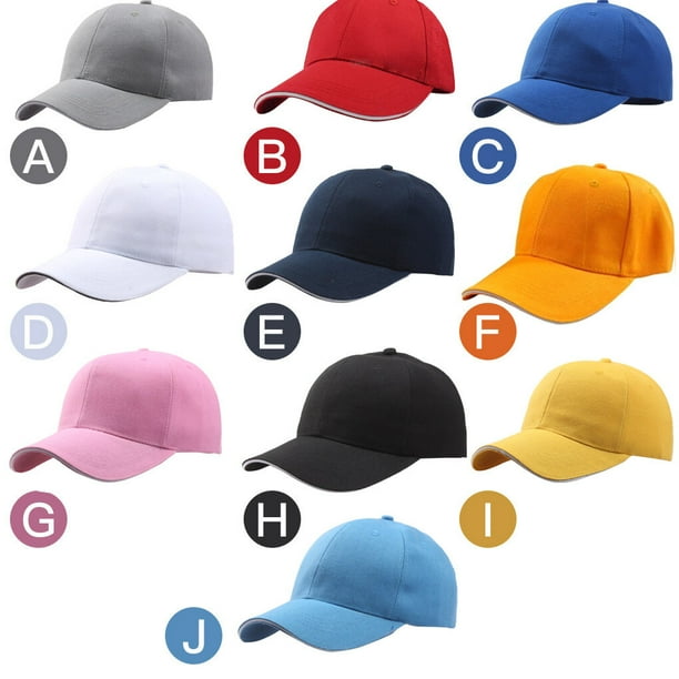 Cotton Baseball Cap Neutral Summer Visor Hat Outdoor Man Woman Cap