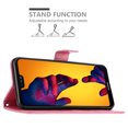 thumbnail image 4 of Cadorabo Flower Case for Huawei P20 LITE Cover Book Wallet Screen Protection PU Leather Flip Magnetic Etui, 4 of 8