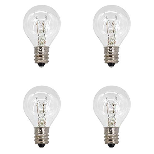 4 Pack Wax Warmer Bulbs,20 Watt Bulbs for Middle Size Scentsy Warmers