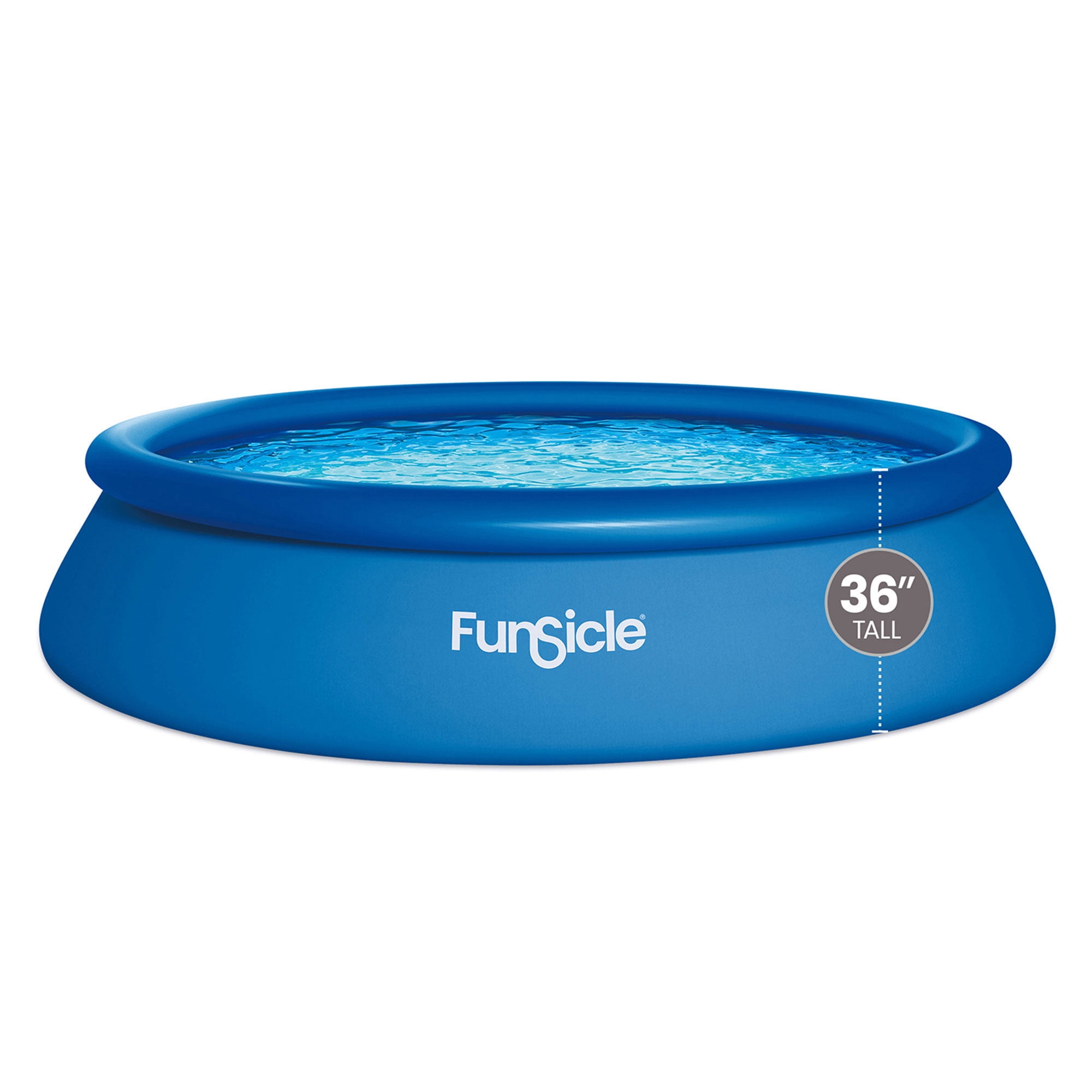 Funsicle 36” SureStep Pool Ladder with 15' x 36" QuickSet Inflatable Pool