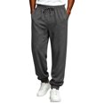 thumbnail image 3 of Urbanix Men's Sweatpants Fashion Casual Fleece Joggers Pants Winter Warm Baggy Elastic Waist Drawstring Athletic Sweatpants, 3 of 5