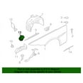 thumbnail image 2 of New Genuine BMW Lid Wheelhouse Cover Front (2004-2010) OE 51717052476, 2 of 10