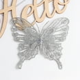 thumbnail image 4 of Beautynvta 2 Pcs Christmas Tree Butterfly Decorations, Glitter Hollow Butterfly Ornaments Hanging Decorations for Christmas Tree and Holiday Crafts, Silver, 4 of 6