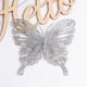 thumbnail image 4 of Adornos huesos de mariposas doradas con purpurina - Juego de 6 adornos de plástico para árboles de Navidad, adornos para bodas y cajas de regalo en rojo, dorado, plata, 4 of 6