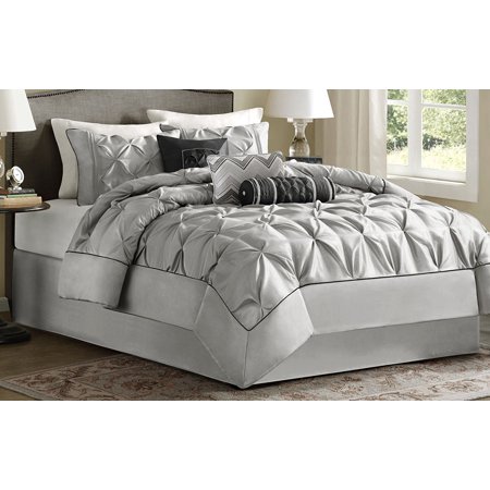 Madison Park Laurel Comforter Set Full Grey Walmart Com