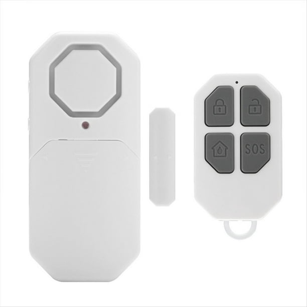 Alarma Inalámbrica para Puertas y Ventanas Alarma Magnética de Puerta Remota Multifunción de 140 DB para Seguridad del Hogar Antirrobo