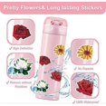 thumbnail image 4 of Pegatinas para botellas de agua, juego de 100 pegatinas de flores, pegatinas estéticas de vinilo impermeables para niños y adolescentes, para portátil, monopatín, teléfono, equipaje., 4 of 5