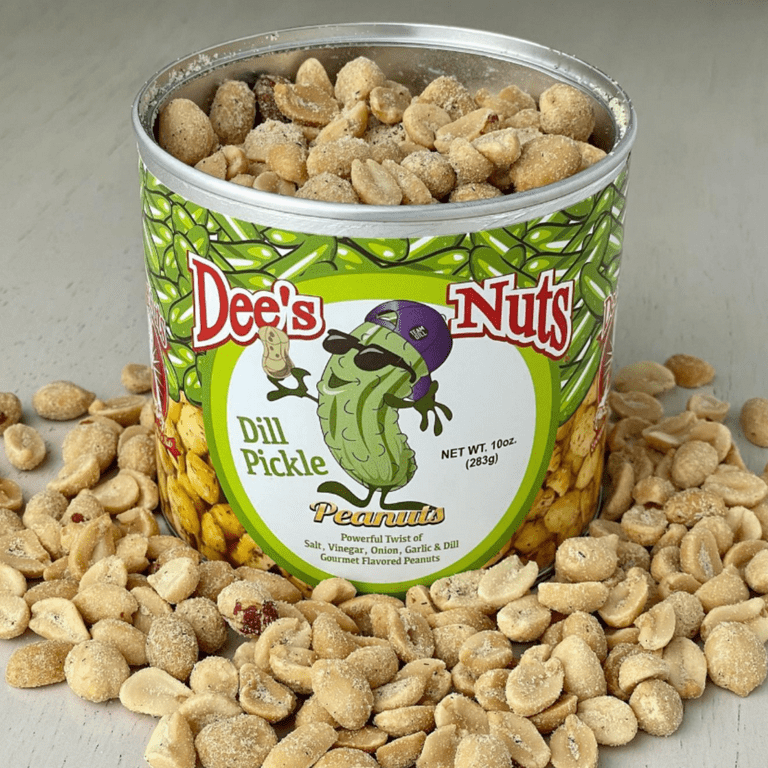 Dee's Nuts Dill Pickle Flavored Peanuts, Irresistibly Delicious