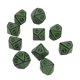 thumbnail image 4 of Juego De Dados Poliédricos, Tablero De Mesa Portátil Resistente Al Desgaste Dados 10 Piezas Para Aritmética De Dígitos Para Proyecto De Fiesta ANGGREK 10 caras, 4 of 8