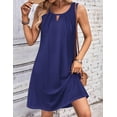 thumbnail image 4 of Zeagoo Women Summer Dress with Pockets Womens Casual T Shirt Dress Sleeveless Tank Dress Loose Shift Dress for Women Crew Neck A Line Dresses, 4 of 6