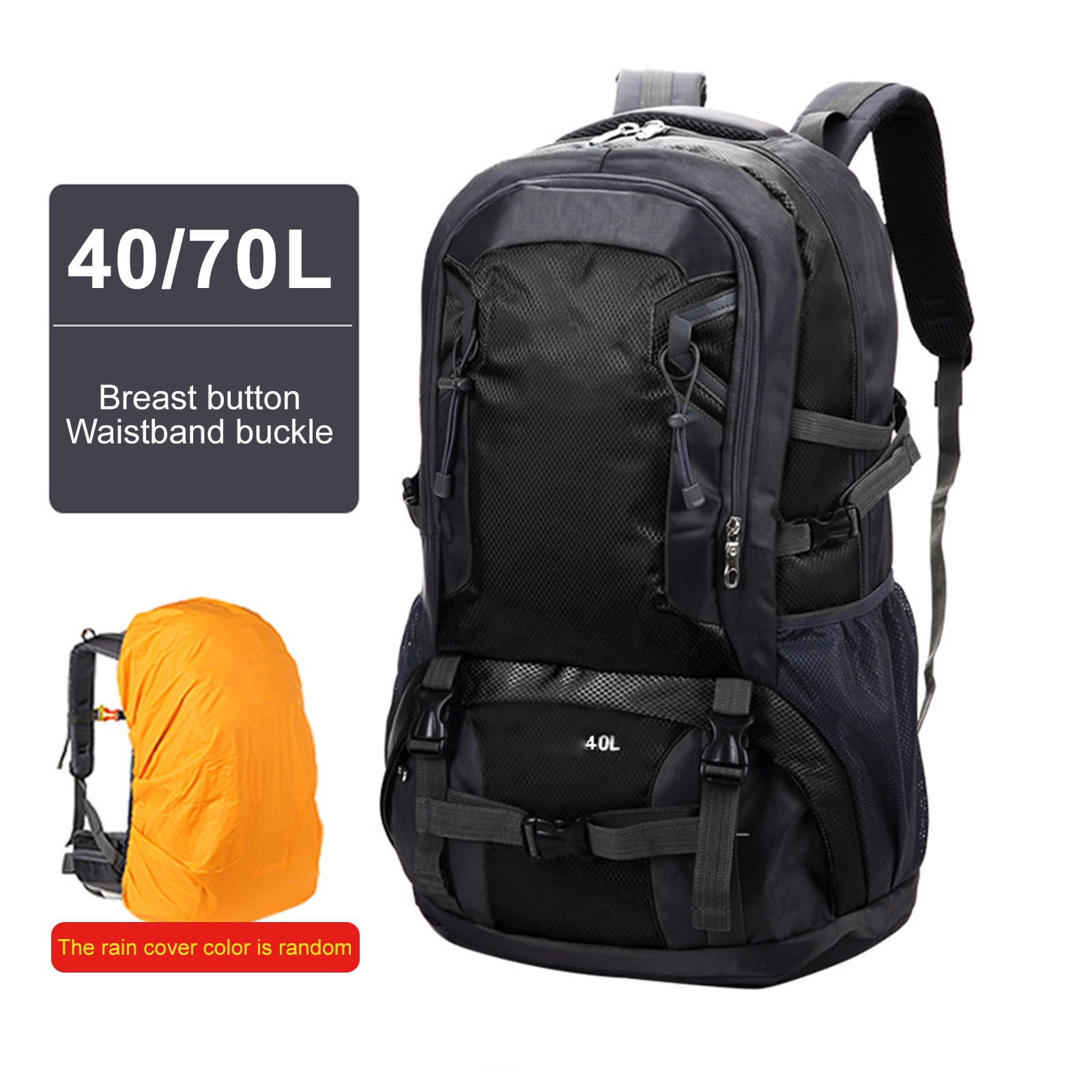 70l outdoor unisex mountaineering backpack bag hiking travel backpack bag for Men and Women 70L+5L Waterproof Lightweight Camping Daypack with Rain Cover for it provides dependable storage and carrying comfort 70L Large Camping Hiking Backpack,