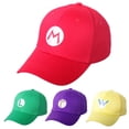 thumbnail image 2 of Gorra de algodón bordada, gorra de béisbol con visera y protección solar, 2 of 6