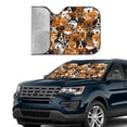 thumbnail image 4 of Bingfone Dogs Different Breeds Car Windshield Sun Shade Protector Keep Your Vehicle Cool Sun Shield Visor Cover Foldable For Car Truck Suv-Small, 4 of 9