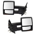 thumbnail image 1 of Trail Ridge Tow Mirror Power Heated Signal Puddle Light Black Pair Set Compatible with 2007-2014 Ford F-150, 1 of 4