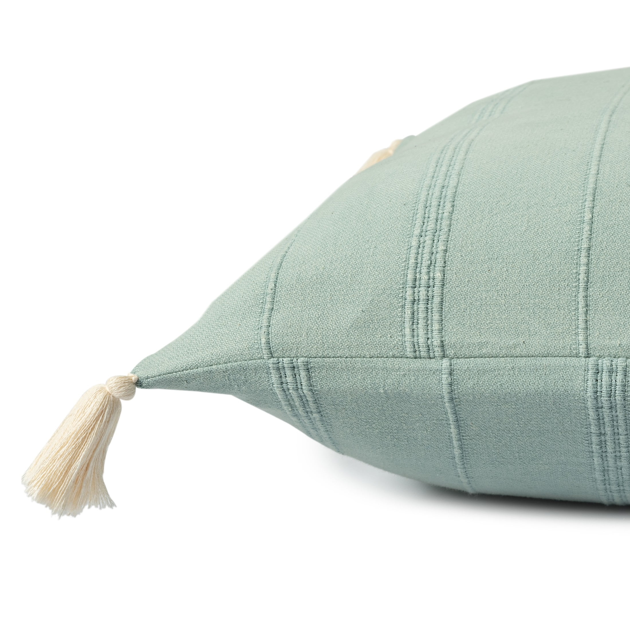 Ox Bay Sasha 18" x 18" Green Ultra-Soft Turkish Cotton Adult Decorative Throw Pillow